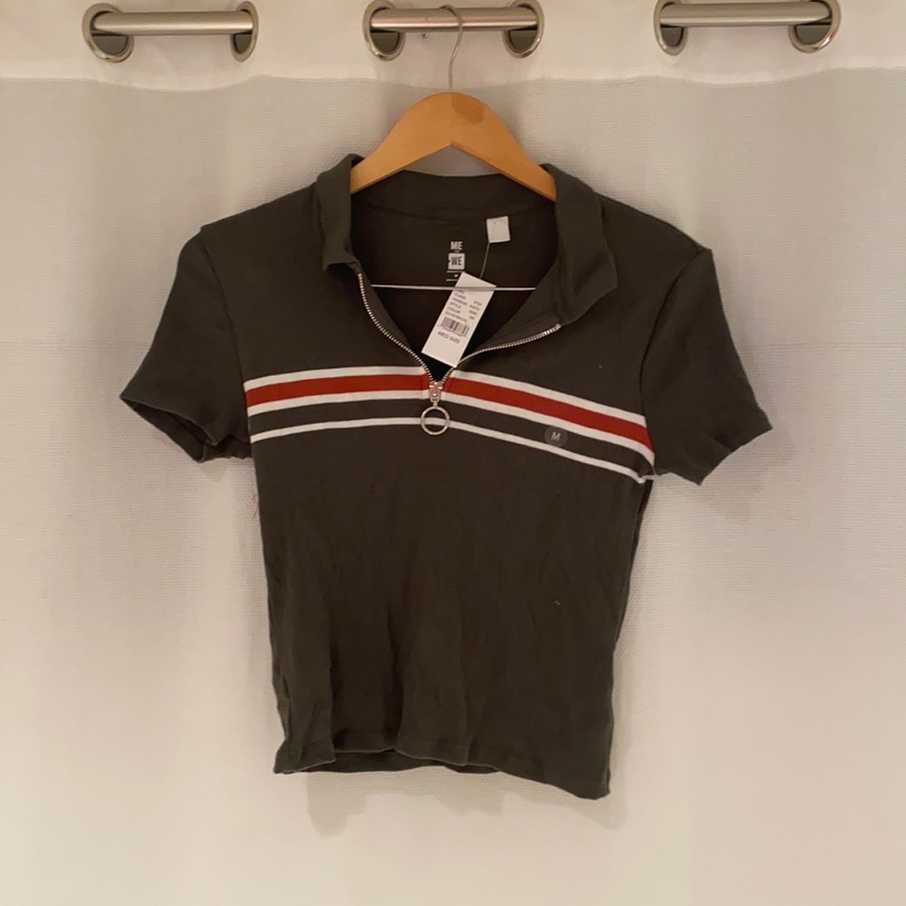 Pacsun Me to We Olive Shirt